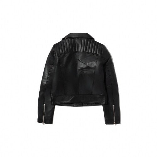Alison Leather Lambskin Biker Jacket-Regular Fit