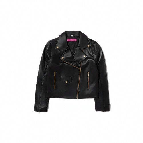 Alison Leather Regular Fit Lambskin Leather Biker Jacket